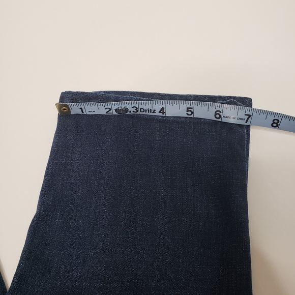 Chicos so slimming dark blue wash size 0( 4 )jeans - Picture 12 of 14